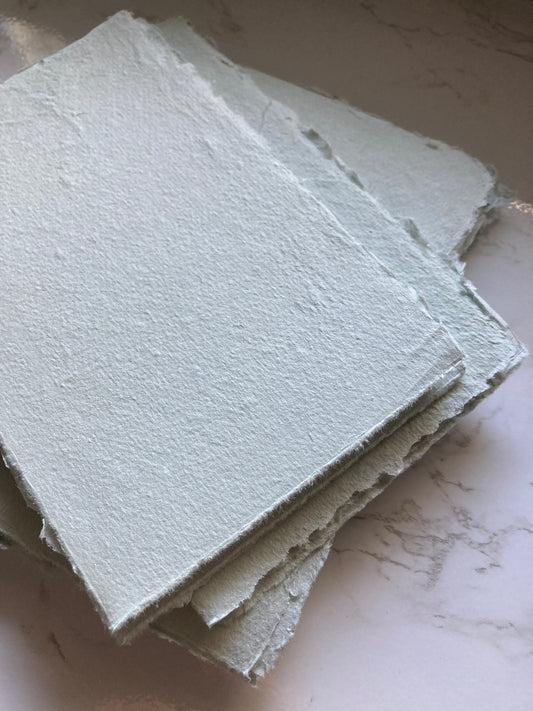 Sage - Handmade paper craft paper - handmade paper
