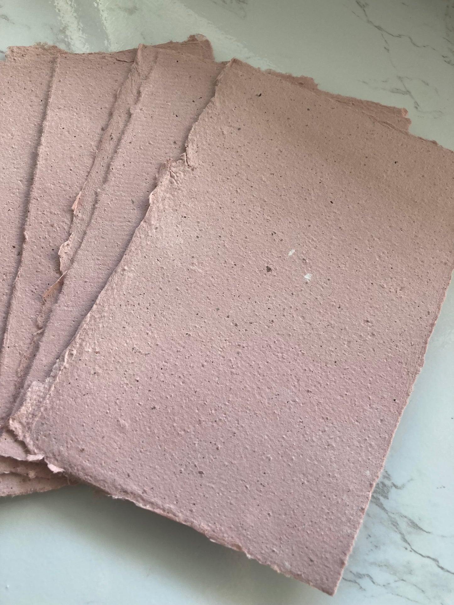 En stock /A6 fruits rouges - Papier artisanal - papier recyclé fait-main