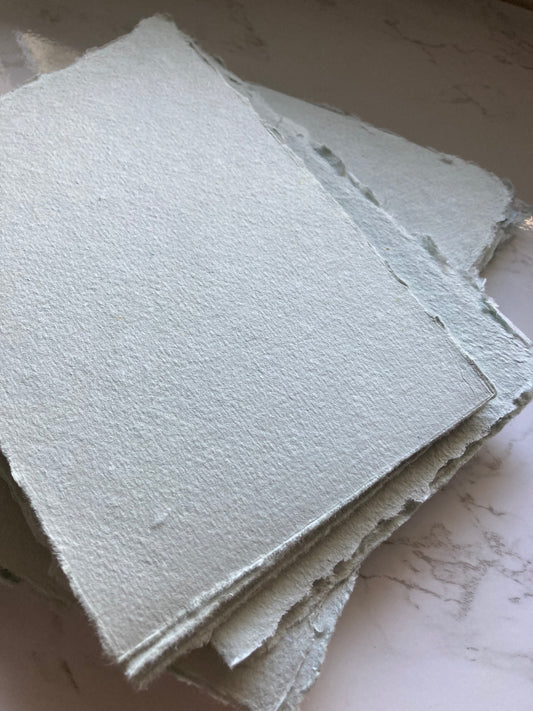 Sage - Handmade paper craft paper - handmade paper