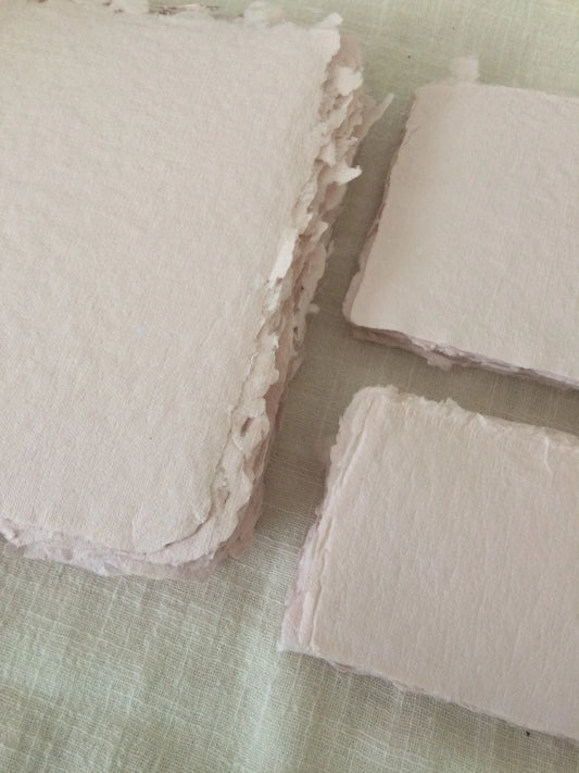 Blush - Handmade paper craft paper - handmade paper