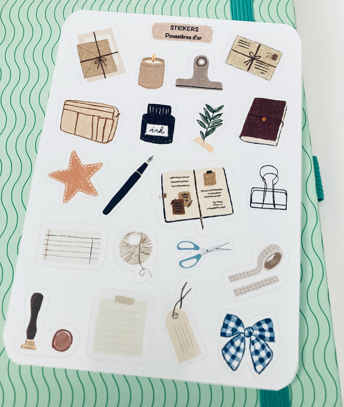 Planche de Stickers - Journaling  #ref2026-04