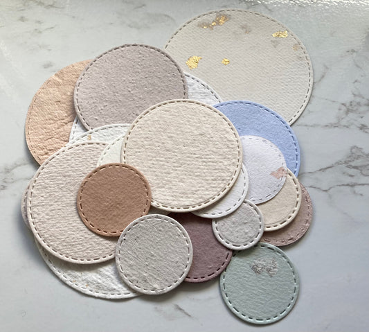 Lot of 10 Sheets - craft paper - handmade paper