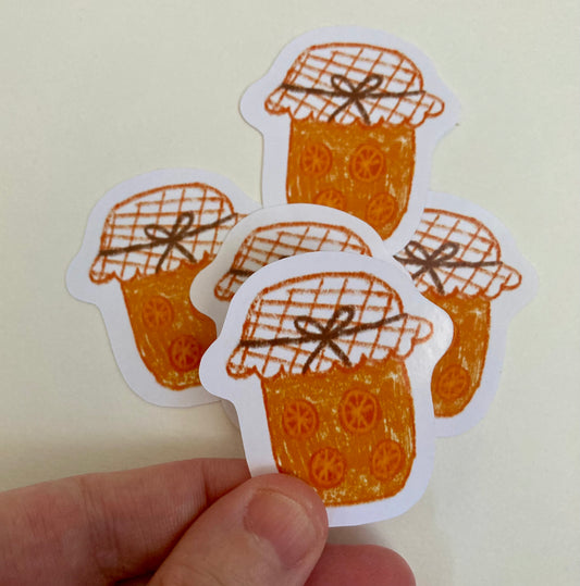 Sticker à l’unité - pot de confiture