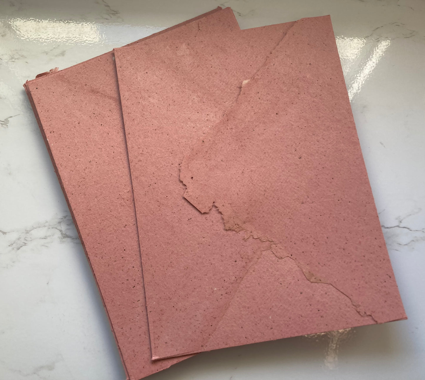 ENVELOPES with flowers C6/ A6 White 250 gsm - Handmade paper craft paper - stationery