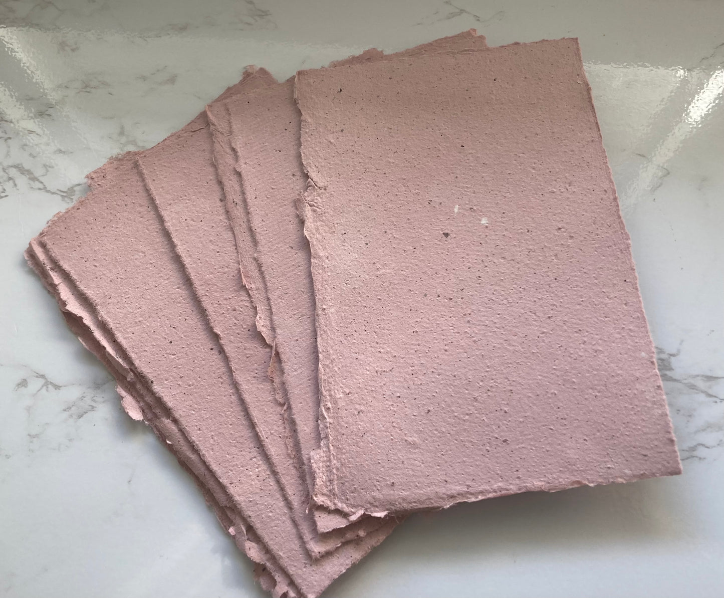 En stock /A6 fruits rouges - Papier artisanal - papier recyclé fait-main