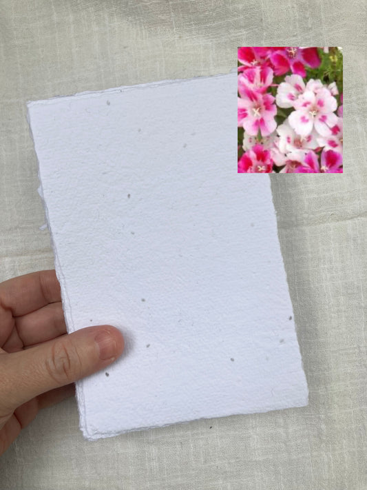Papier ensemencé - Papier fait-main papier artisanal - handmade paper
