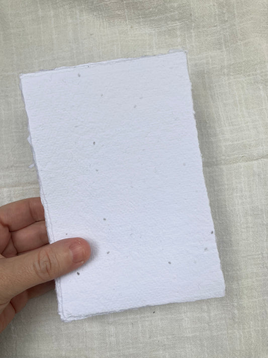 Seeded paper - Handmade paper craft paper - handmade paper