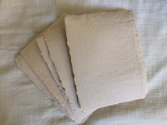 Papier fait-main - handmade paper - papier artisanal