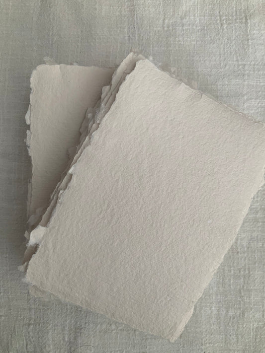 Papier fait-main - handmade paper - papier artisanal