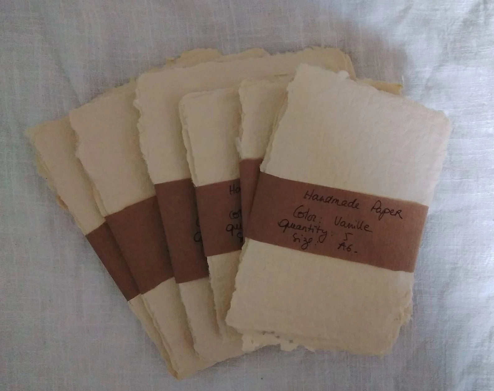 Handmade Paper, Deckle Edge Paper, Papier Fait Main, Handmade